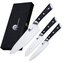 sada 3nožů-34/20, 25/13, 25/12cm Santoku+brousek