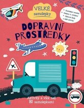 Velké samolepky Dopravní prostředky