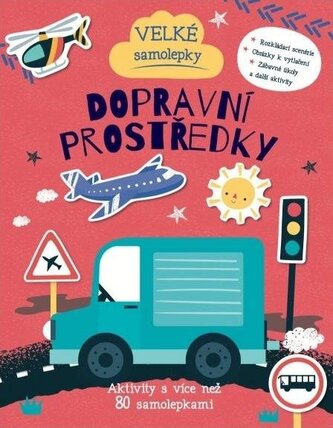 Velké samolepky Dopravní prostředky
