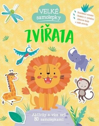 Velké samolepky Zvířata