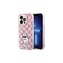 Karl Lagerfeld Monogram Choupette zadní kryt pro iPhone 15 Pro růžový