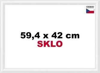 BFHM Plastový rám na puzzle 59,4x42cm A2 - bílý BFHM Plastový rám na puzzle 59,4x42cm A2 - bílý