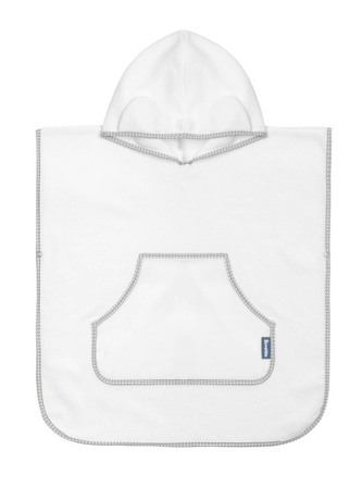 PONCZO KĄPIELOWE - BIAŁY PONCZO KĄPIELOWE - BIAŁY