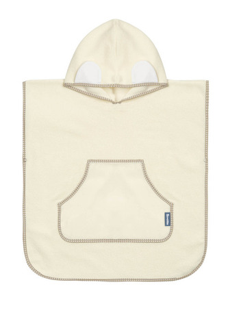 PONCZO KĄPIELOWE - ECRU PONCZO KĄPIELOWE - ECRU