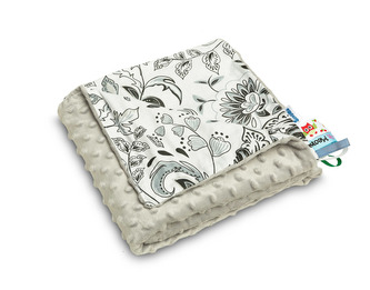 KOC MINKY SZARY FOLK  75 X 100