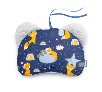 PODUSZKA DO WÓZKA VELVET GRANATOWY LISKI