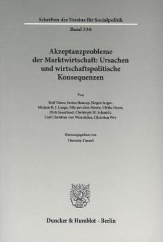Akzeptanzprobleme der Marktwirtschaft