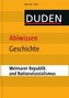 Weimarer Republik und Nationalsozialismus