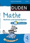 Rechnen und Sachaufgaben, 4. Klasse