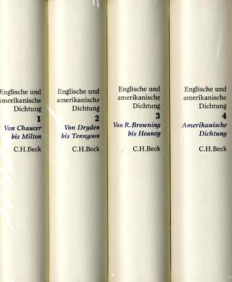 Englische und amerikanische Dichtung, 4 Bde.