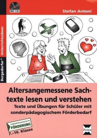 Altersangemessene Sachtexte lesen und verstehen, m. CD-ROM