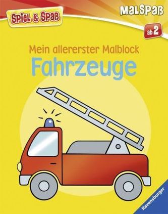 Mein allererster Malblock: Fahrzeuge