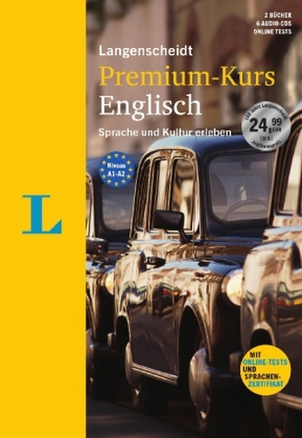 Langenscheidt Premium-Kurs Englisch - Set mit 2 Büchern, 6 Audio-CDs, MP3-Download, Online-Tests und Sprachen-Zertifikat