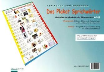 Plakat Sprichwörter mit Übungsheft