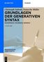 Grundlagen der generativen Syntax