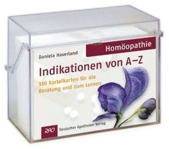 Homöopathie, Indikationen von A-Z, Karteikarten
