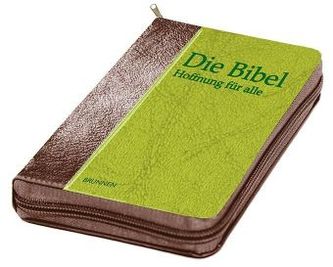 Die Bibel - Hoffnung für alle, Duotone Edition, 2 verschiedene Kunstleder, Reißverschluss