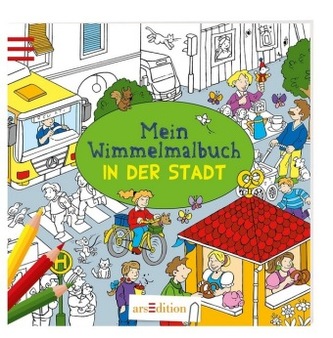 Mein Wimmelmalbuch In der Stadt