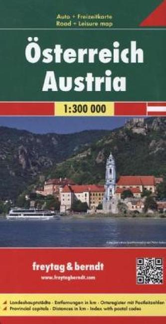 Rakousko 1:300 000 / automapa