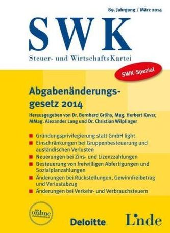 SWK-Spezial Abgabenänderungsgesetz 2014 (f. Österreich)