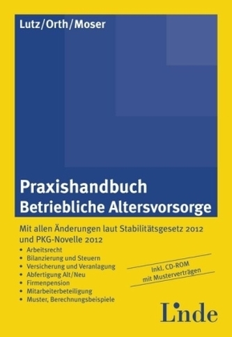 Handbuch Betriebliche Altersvorsorge (f. Österreich), m. CD-ROM