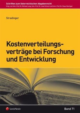 Kostenverteilungsverträge bei Forschung und Entwicklung (f. Österreich)