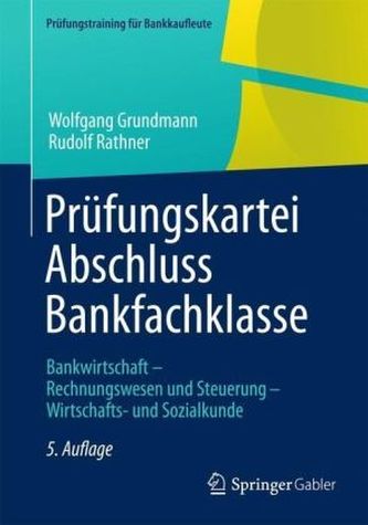 Prüfungskartei Abschluss Bankfachklasse, Lernkarten