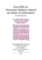 Erste Hilfe im Fürstentum Waldeck während des frühen 19. Jahrhunderts