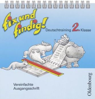Deutschtraining 2. Klasse, vereinfachte Ausgangsschrift
