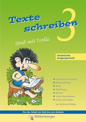 3. Schuljahr, Vereinfachte Ausgangsschrift
