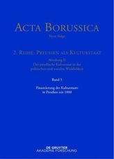 Finanzierung des Kulturstaats in Preußen seit 1800