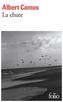 La Chute. Der Fall, französische Ausgabe
