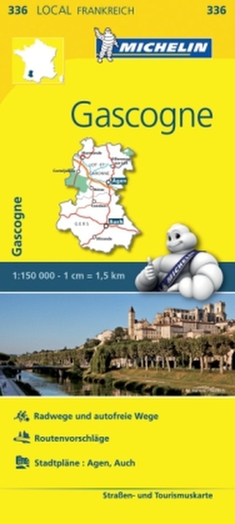 Michelin Karte Gascogne