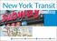 New York Transit Popout Map, 3 maps