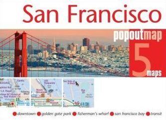 San Francisco PopOut Map, 5 maps