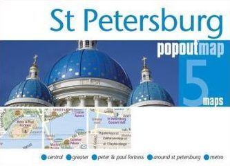 St.Petersburg Double PopOut Map
