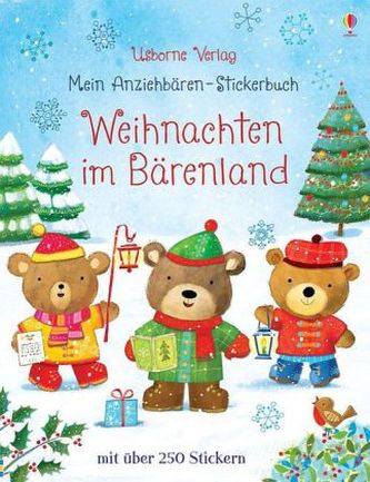 Mein Anziehbären-Stickerbuch - Weihnachten im Bärenland