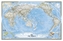National Geographic Map World Classic, Pacific Centered, laminiert, Planokarte