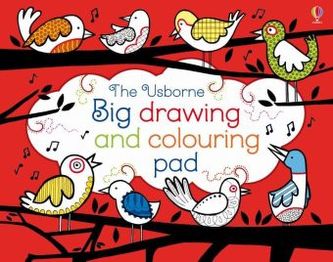 Th Usborne Big Drawing and Colouring pad