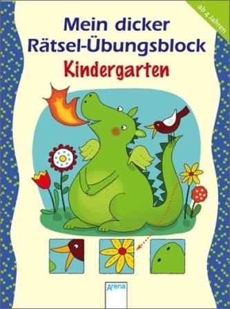 Mein dicker Rätsel-Übungsblock Kindergarten