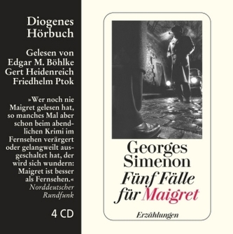 Fünf Fälle für Maigret, 4 Audio-CDs