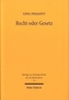 Recht oder Gesetz