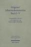 Origenes' Johanneskommentar Buch I-V