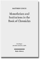 Monotheism and Institutions in the Book of Chronicles