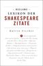 Reclams Lexikon der Shakespeare-Zitate