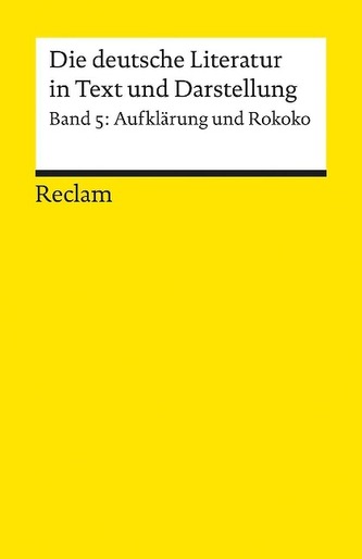 Die deutsche Literatur in Text und Darstellung. Tl.5