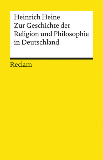 Zur Geschichte der Religion und Philosophie in Deutschland