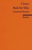 Rede für Titus Annius Milo, Lateinisch-Deutsch