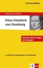 Lektürehilfen Heinrich von Kleist 'Prinz Friedrich von Homburg'