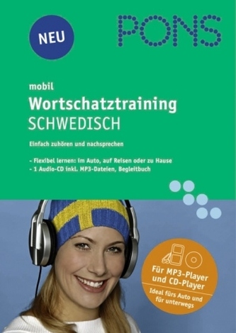 PONS mobil Wortschatztraining Schwedisch, 1 Audio-CD